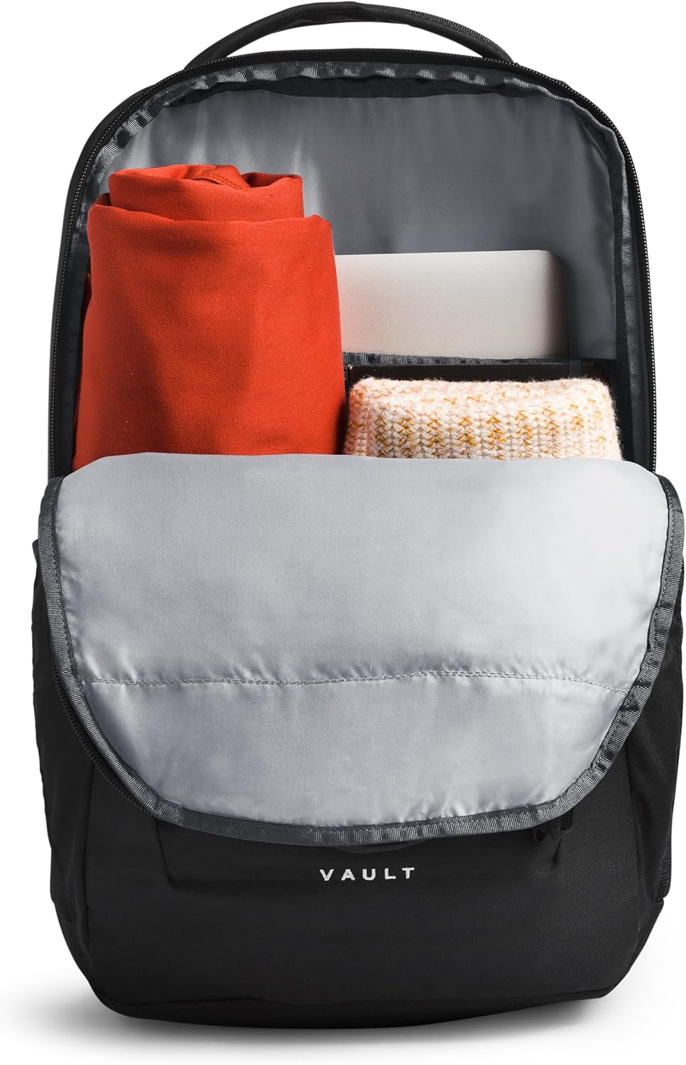 The North Face Vault Everyday Laptop Backpack - Commuter Travel Bag, Water-Repellent Finish, Spacious Compartment, TNF Black-NPF, One Size - Image 6