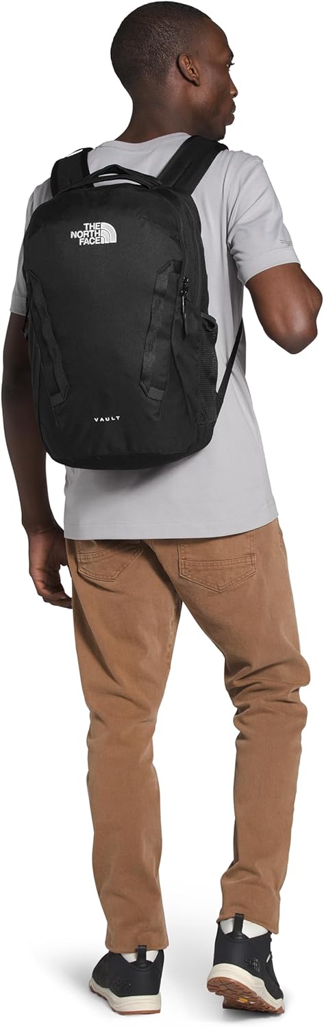 The North Face Vault Everyday Laptop Backpack - Commuter Travel Bag, Water-Repellent Finish, Spacious Compartment, TNF Black-NPF, One Size - Image 8